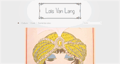 Desktop Screenshot of loisvanlang.com