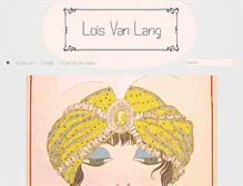 Tablet Screenshot of loisvanlang.com